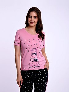 Купить Комплект женский(футболка+капри)