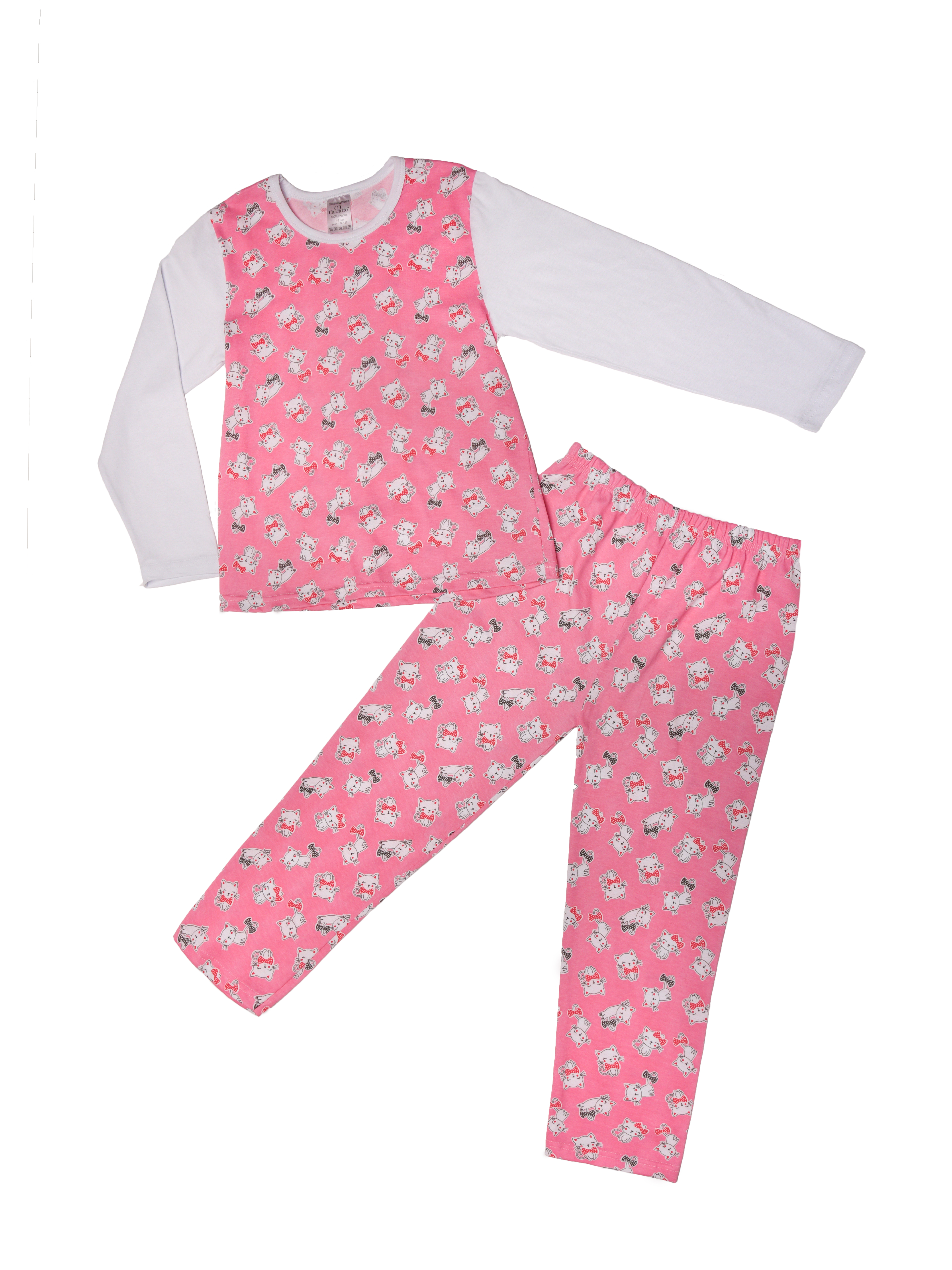 Купить Пижама детская 21PD11 21PD11_пр розовый (рисунок)