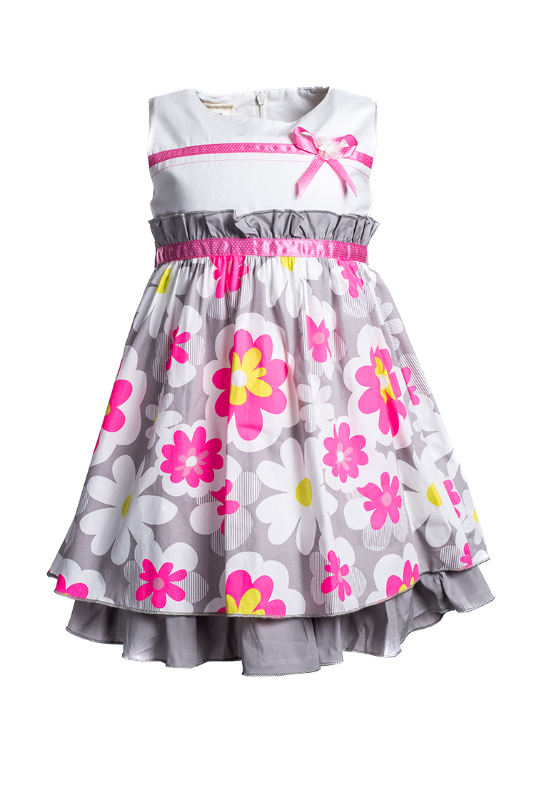 Купить Платье для девочки PL75 бело-розовый