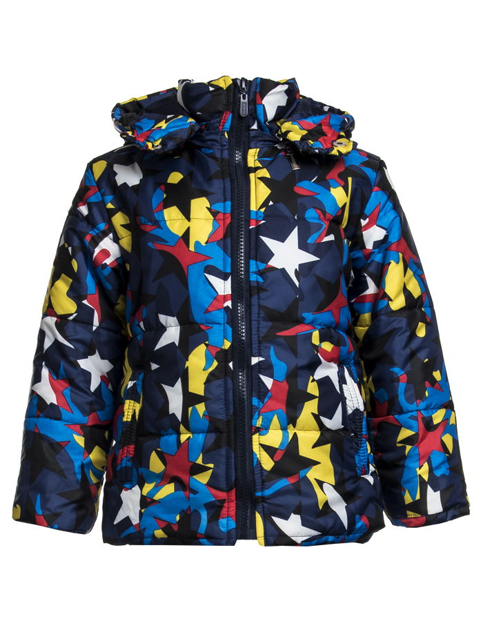 Купить Куртка для мальчика BK711-L18 темно-синий (звезды)