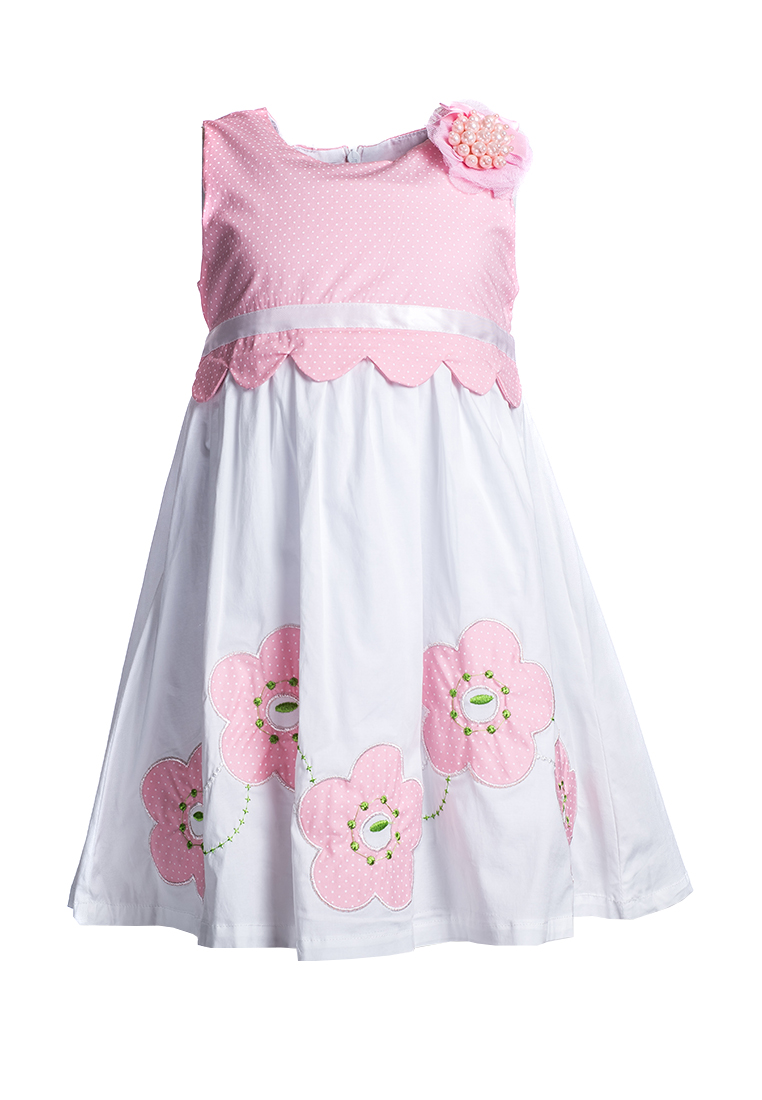Купить Платье для девочки PL77 бело-розовый