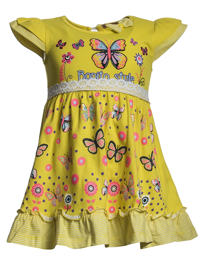 Купить Платье для девочки BK304P-L18 желтый