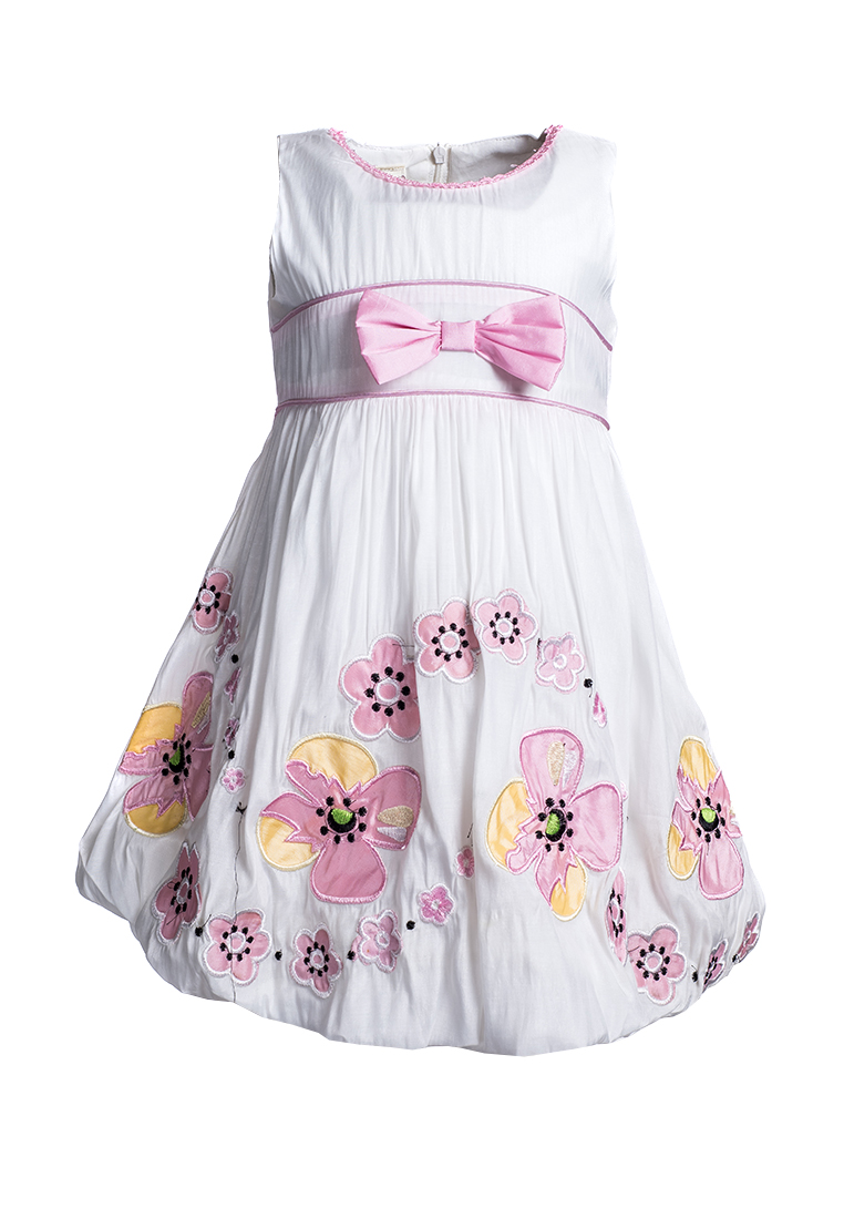 Купить Платье для девочки PL89 бело-розовый