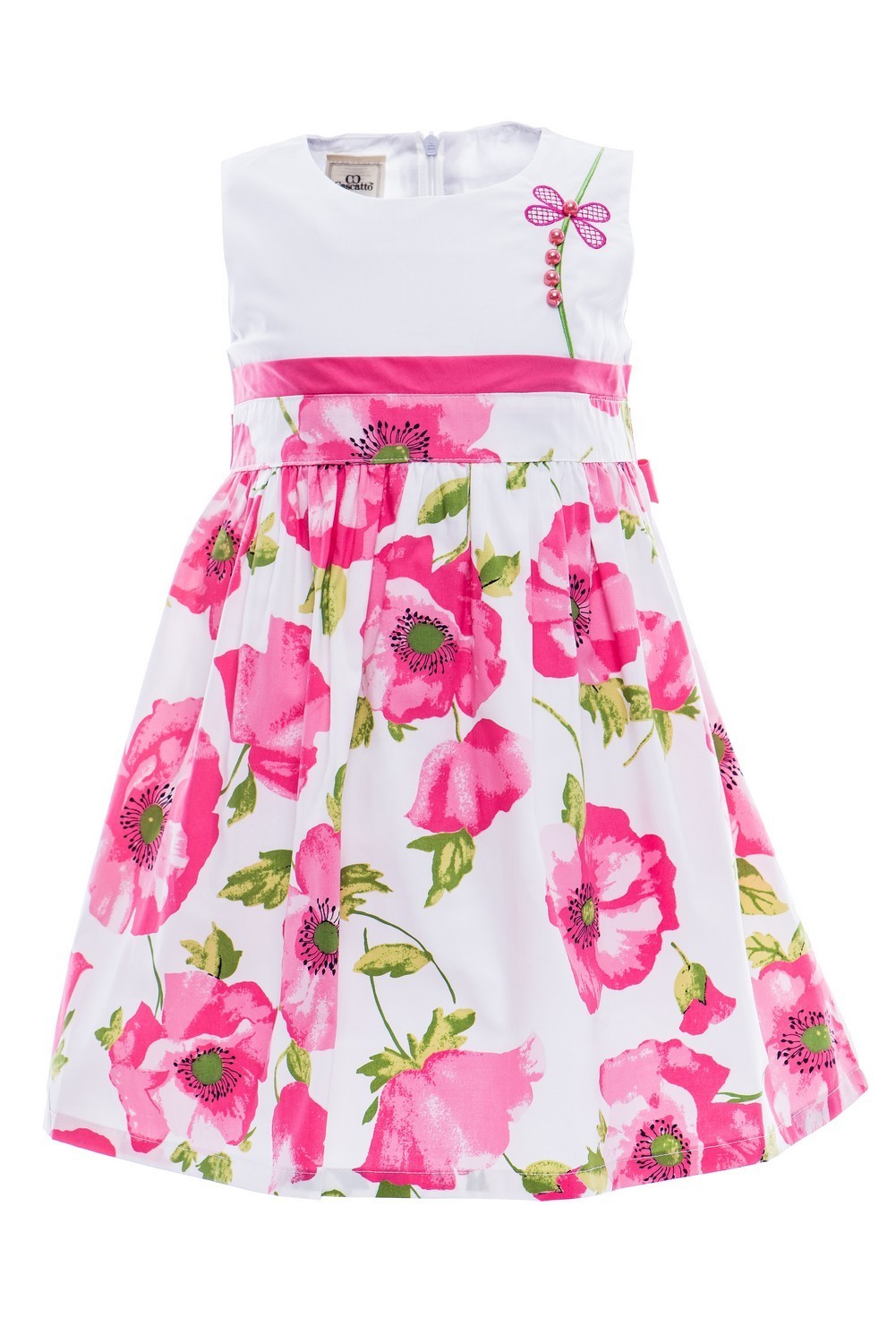 Купить Платье для девочки PL66 бело-розовый