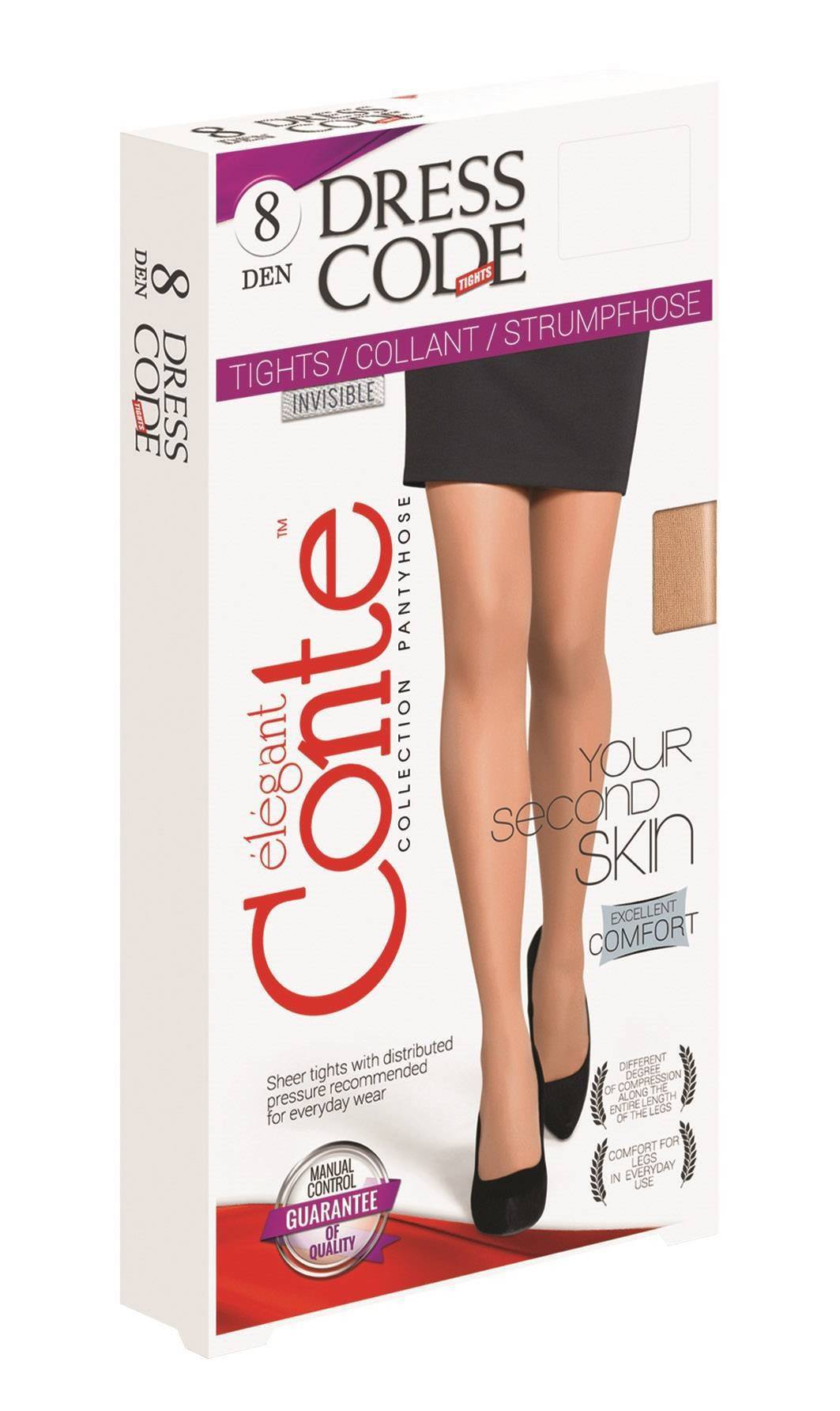 Купить Колготки женские Conte Dress CODE 8 nero
