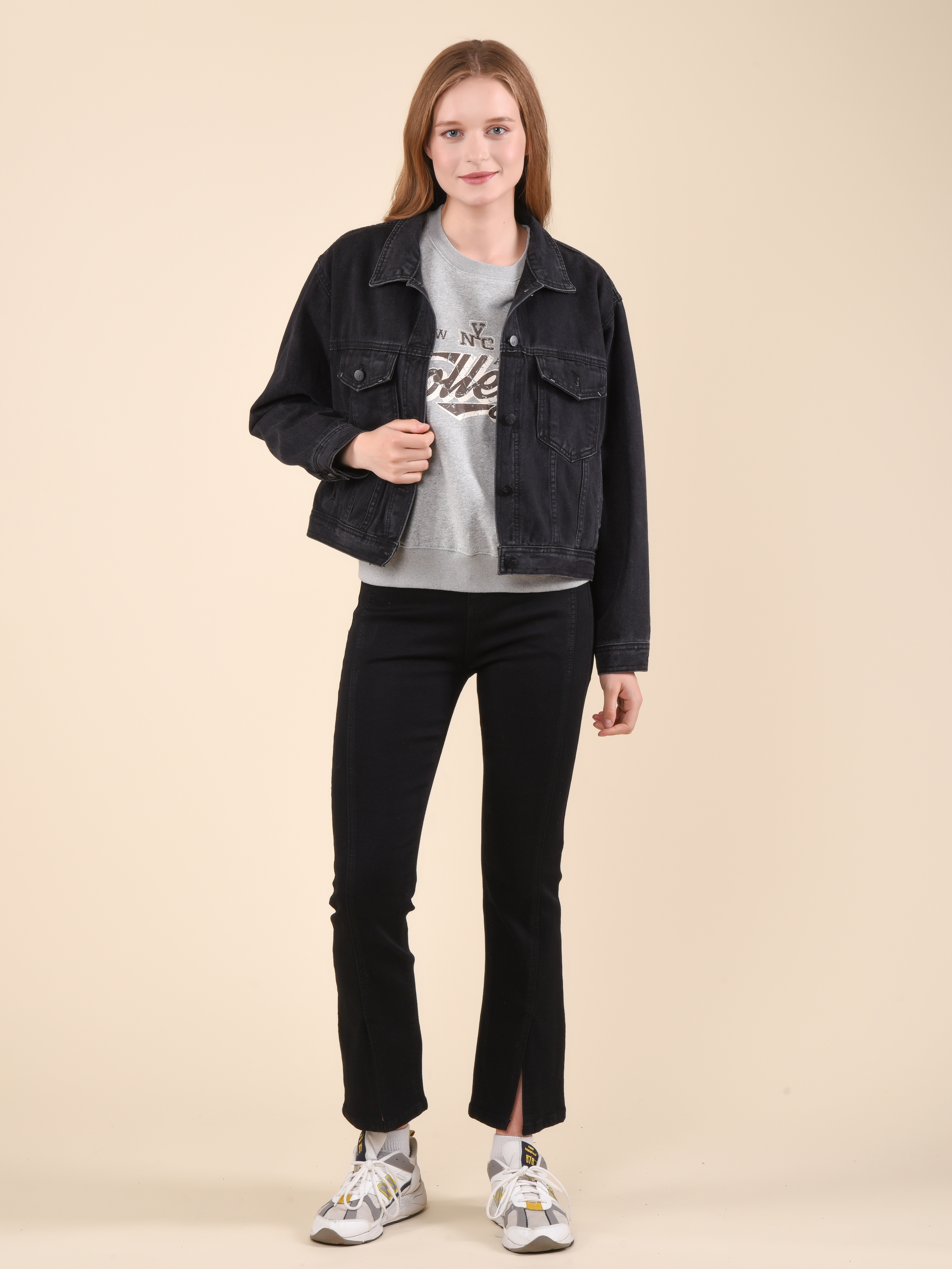 Купить Куртка женская джинсовая 22KURG11 черный