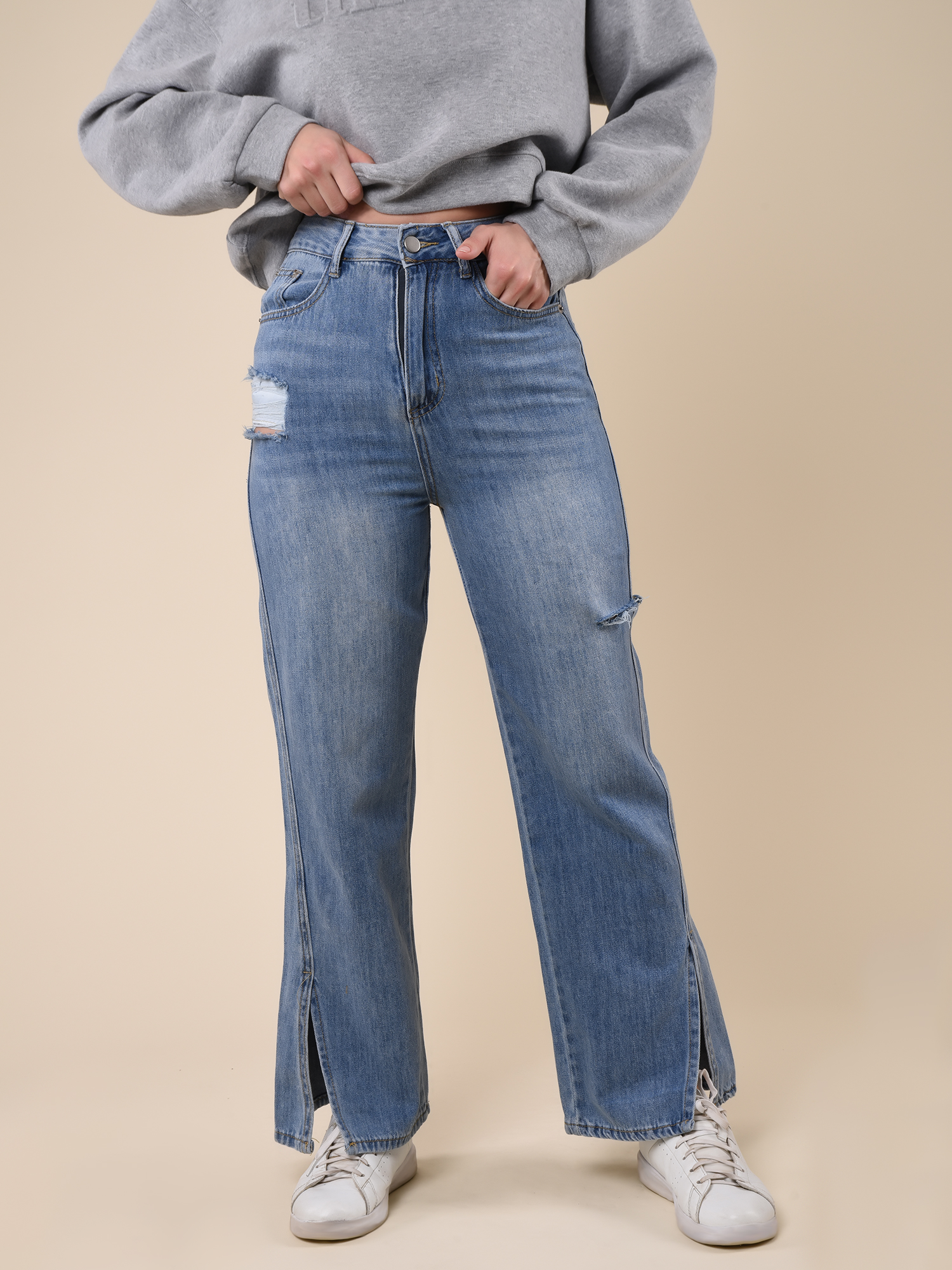 Купить Брюки женские джинсовые